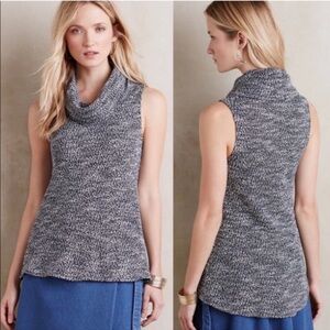 Anthro Dolan Charente Knit Cowl Neck Sleeveless Top